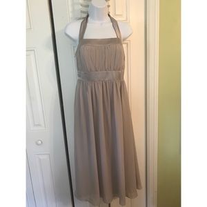 Grey bridesmaid dress